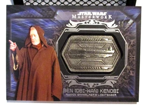 2015 Star Wars Masterwork Medallion Silver Obi Wan Anakin's Lightsaber 38/50 - Picture 1 of 2