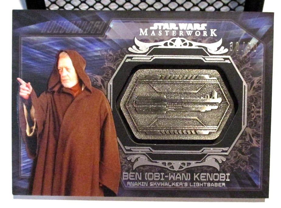 2015 Star Wars Masterwork Medallion Silver Obi Wan Anakin's Lightsaber 38/50 - Image 1 of 2