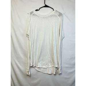 We The Free Damen XS Langarm Pullover Rundhals transparent T-Shirt  - Bild 1 von 7