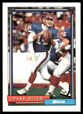 Frank Reich 1992 Topps Football #524 - Buffalo Bills - Image 1 of 2
