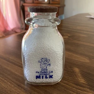 Rodichok’s Half Pint Milk Bottle With Pyro Glazing & Plain Cap - Bild 1 von 9