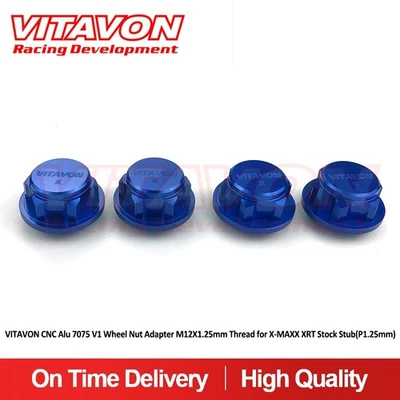 Vitavon V1 Wheel Nut Adapter M12X1.25mm Thread For X-MAXX XRT Stock Stub - Image 1 of 4