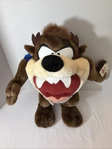 Peluche Applause Taz Diavolo della Tasmania 18" 1997 Looney Tunes - Vintage nuovo con etichette - Foto 1 di 10