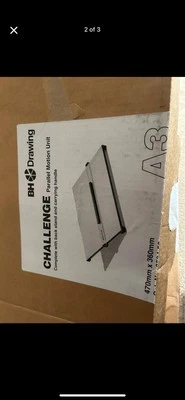A3 A2 Drawing Board With T Square Tilted Stand Architect College WOODEN! - Image 1 of 3