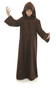 Braunes Mönchsgewand Jungen mythischer Beschwörer Mönch Roben Halloween Kostüm - Bild 1 von 3
