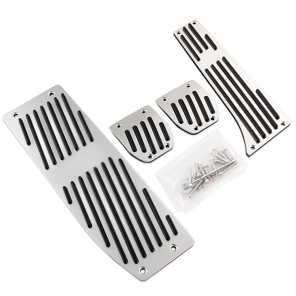 Car Aluminum Footrest Rest Pedals Pad Set For BMW X1 E30 E36 E46 E90 E87 E93 - Image 1 of 1