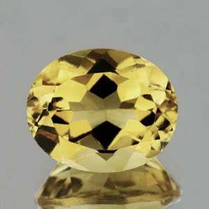 Golden Yellow Citrine Oval 11x9 mm, Flawless-VVS, Natural Loose Gemstone - Picture 1 of 2