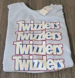 Twizzlers Girls Sweatshirt long sleeve girls size 6 / 6x Light blue glitter - Picture 1 of 7