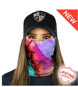 SA Salzpanzerung ERHALTEN 2 Masken $ 11,14 AQUAROR Gesichtsschild Bandana Sturmhaube Gamasche - Bild 1 von 4