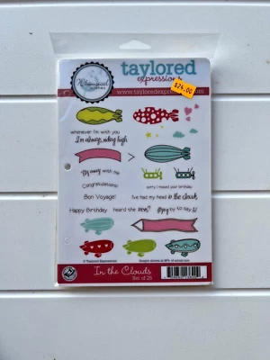 Juego de 25 sellos artesanales Taylored Expressions In the Clouds Foto 1 de 2