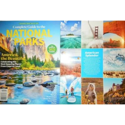 NATIONAL PARKS complete guide AMERICA THE BEAUTIFUL yosemite GLACIER yellowstone - Image 1 of 4