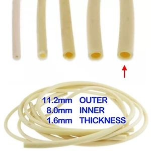 CPUK 1 x METRE REPLACEMENT SANTOPRENE CHEMICAL DOSING PUMP TUBING OD 11.2mm ID 8.0mm