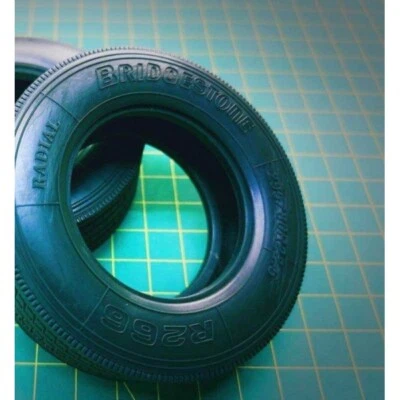1/14 bridgestone rc car truck 2 pcs smaller size 79mm rubber tyre tire #5  - Image 1 of 4