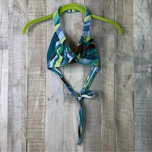 Top de bikini acolchado Catalina talla pequeña (4/6) con lazo trasero y cuello de gancho solamente - Imagen 1 de 3