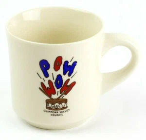 Taza de café vintage Boy Scouts of America Pow Wow 1983 Chippewa Valley Council - Imagen 1 de 12