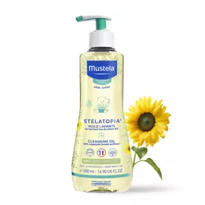 Mustela Stelatopia Cleansing Oil 500ml Bath & Shower - Picture 1 of 1
