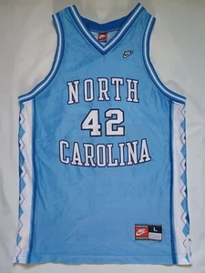 Vintage Jerry Stackhouse North Carolina Tar Heels Nike NCAA Jersey Size L - Picture 1 of 7