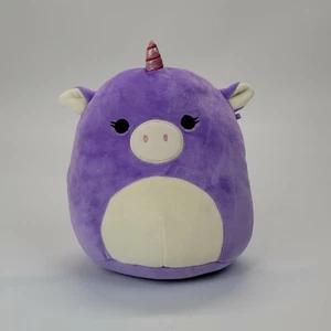 Squishmallow 8" Astrid el Unicornio Púrpura Super Suave Peluche Animal Kellytoy En muy buen estado - Imagen 1 de 8