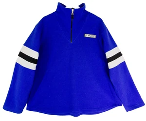Chaqueta Pullover Polar Starter Hombres De Colección Talla XL Mangas Largas Cuello Alto Azul - Imagen 1 de 10