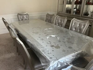Dining Set for 8 (SHELF INCLUDED) - Picture 1 of 11
