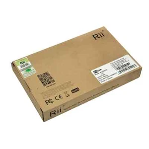 Rii Tek X1 Mini 2.4G Black Wireless Keyboard With Mouse Touchpad Remote Control - Picture 1 of 2