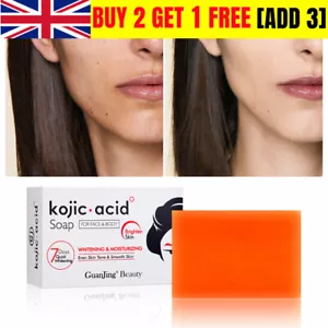 Kojie San Hautaufhellung Kojic Säure Seife Gesicht Körper Haut aufhellende Seife echt ~ - Bild 1 von 12
