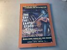 VINTAGE THE DAY THE EARTH STOOD STILL MOVIE POSTER A4 PRINT mounted on clip boar