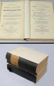 1877 and 1880 HERTSLET 2 volumes Treaties Commerce Slave Trade 1407 + 1248 pages - Picture 1 of 12