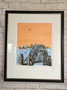 Sydney Harbour by Paul Hogarth lithograph signed not numbered / large size - Picture 1 of 15
