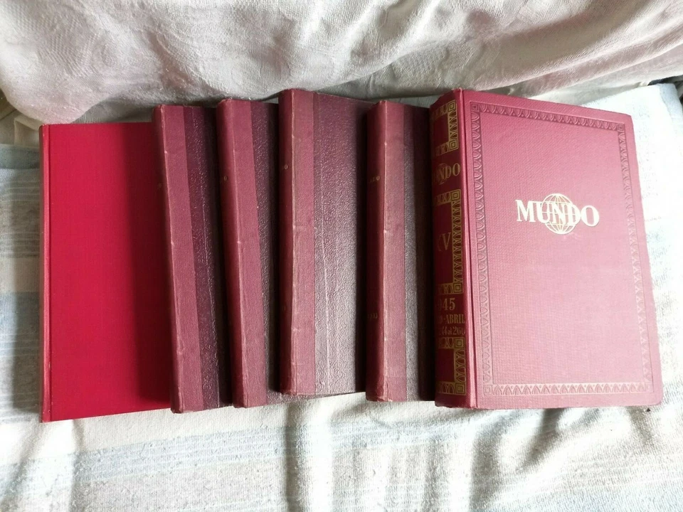 Revista Mundo - 6 tomos II Guerra Mundial años 1940 a 1945  - Imagen 1 de 4