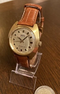 vintage BWC automatic, LIKE NEW, cal. ETA 2451, Rare. Bark Leaf, 25 Jew., Men's, - Picture 1 of 18