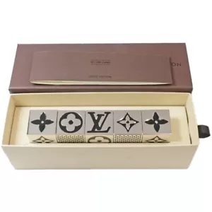 LOUIS VUITTON Dice Cube game Novelty monogram Christmas limited 2011 Used/good - Picture 1 of 10