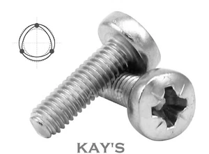 Thread Forming Screws Pozi Pan Zinc Plated Steel Taptite Rolling Bolts M4 M5 M6 - Picture 1 of 5