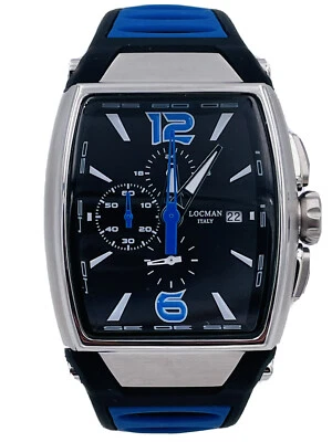 Reloj Locman Tremila Cronógrafo 550BL/498 Titanio/Caucho Gran Descuento Nuevo Foto 1 de 4