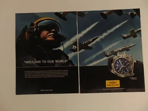 BREITLING CHRONOMAT 44 FLYING FISH Uhr 2013 - Pilot - JETS Vintage Kunstdruck Anzeige - Bild 1 von 1