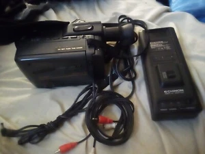 Chinon 8mm Video Pocket8 C8-SC916 Cam.Adapter.Av&DC Cords.BigBattery&Tape.Tested - Picture 1 of 15