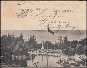 NEW ZEALAND 1908 ILLUSTRATED COVER TROOPER MEMORIAL ROTORUA (ID:20/D6761) - Picture 1 of 1