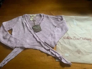 Matilda Jane Can You Imagine Tie Front Sweater Size 4 Brilliant Daydream NWT - Picture 1 of 12