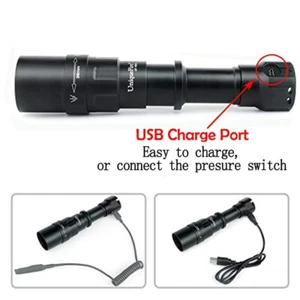 Linterna con zoom recargable USB infrarroja LED UniqueFire 1605 IR 850nm - Imagen 1 de 11