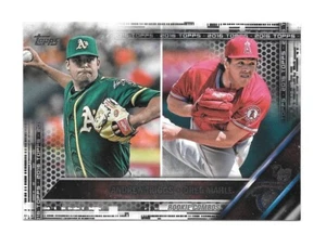 2016 Topps Update ANDREW TRIGGS & GREG MAHLE Black Parallel 43/65  #US63 - Picture 1 of 1