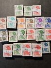 GROS LOT TIMBRES MARIANNE  + de 1000 TIMBRES OBLITERES 