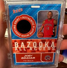 2005-06 Bazooka - All-Access JERSEY - #BAA-JG Joey Graham - Toronto Raptors
