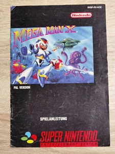Megaman Mega Man X super nintendo Nes Snes ( Manual Only) - Picture 1 of 5