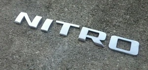 Dodge Nitro emblem letters badge decal logo trunk OEM Factory Genuine Stock - Picture 1 of 1