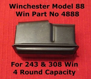 Winchester Model 88 - 4 Round Capacity Magazine for 243 & 308 Part # 4888 - NEW - Picture 1 of 7