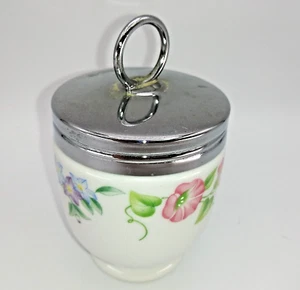 Vintage Royal Worcester Single Egg Coddler English Garden Made in England - Bild 1 von 13