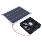 10W Portable Solar Panel Exhaust Fan For Outdoor Pet Room Car Charging Use Dc