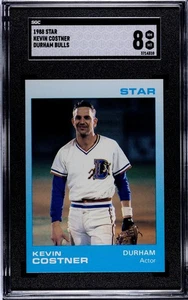 1988 Star Kevin Costner Durham Bulls SGC 8 - Picture 1 of 2