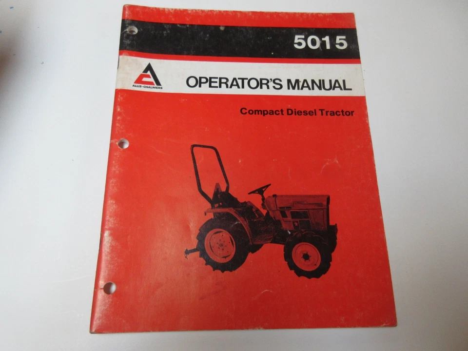 Manual de tractor agrícola Allis-Chalmers 5015 Foto 1 de 1