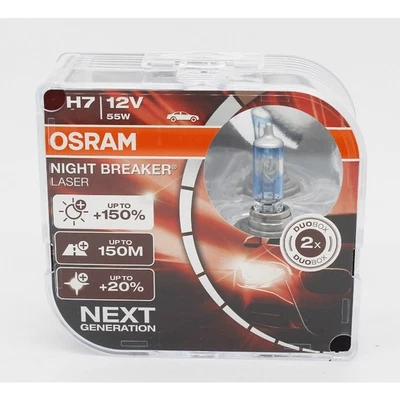 OSRAM H7 Night Breaker 12V55W 3900k +150% más luz faros coche 64210NL LÁMPARA Foto 1 de 2